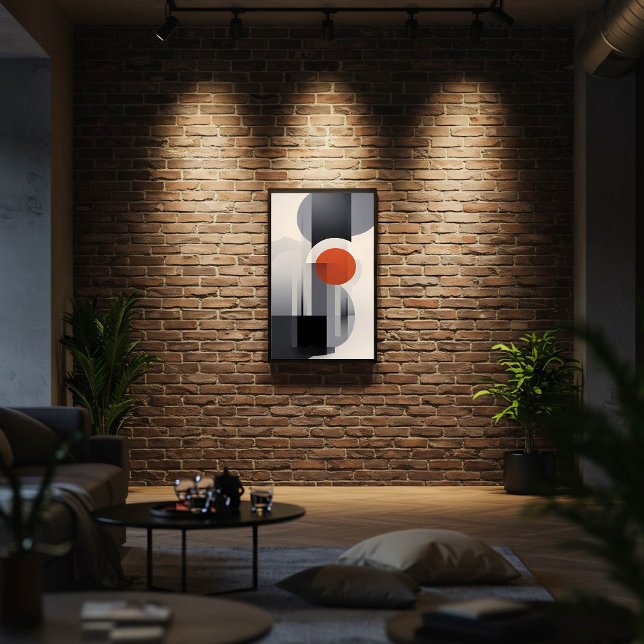 Poster Dégradé géométrique (Créateur téléchargé)