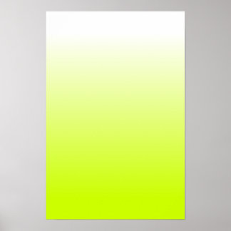 Poster Dégradé jaune fluorescent