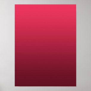 Poster Dégradé Magenta - foncé à clair Humeurs saisonni