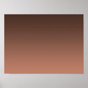 Poster Dégradé Mocha - clair à profond   Humeurs saisonni