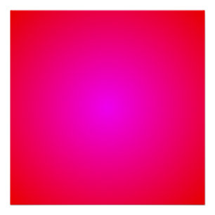 Poster Dégradé Radial Magenta Rouge Vivant