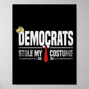 Poster Déguisement d'Halloween Trump drôle Démocrates M'o