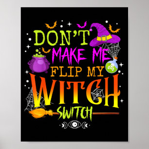 Poster Déguisement drôle d'Halloween Ne me faites pas bas