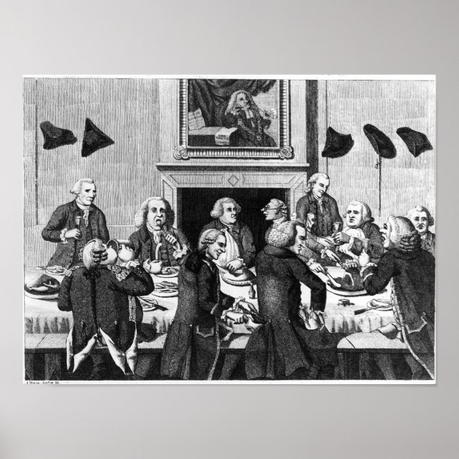 Poster Dégustation, 1782 (Devant)