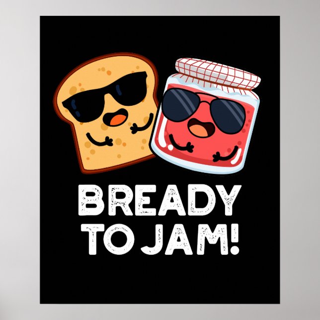 Poster Déjà Jam Funny Pain Jam Pun Dark BG (Devant)