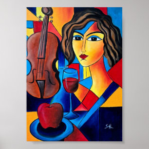 Poster Déjeuner avec des Couleurs