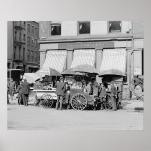 Poster Déjeuner Carts, 1906 de New York City. Photo