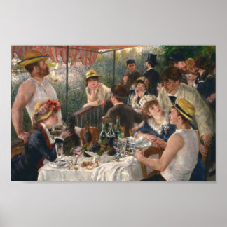 Poster Déjeuner de la fête nautique par Renoir