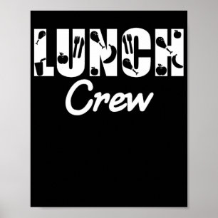 Poster Déjeuner Lady Déjeuner Crew Déjeuner Lady