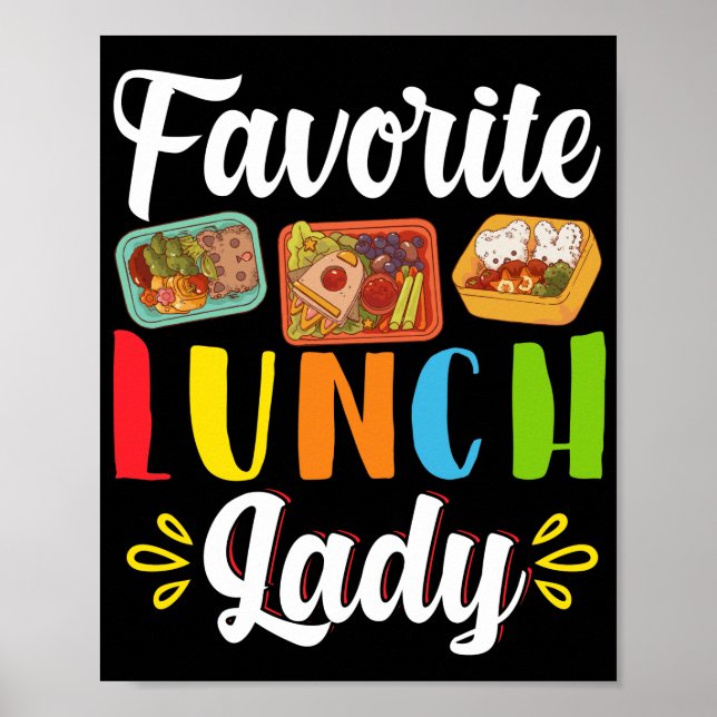 Poster Déjeuner Lady Déjeuner Favori Lady Déjeuner Lady (Devant)