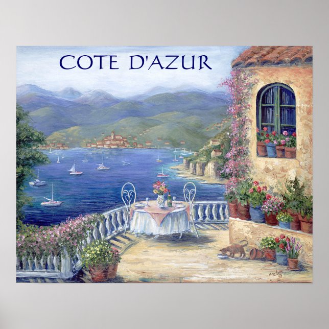 Poster Déjeuner Sur La Terrasse (Devant)