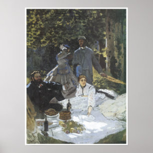 Poster Déjeuner sur l'herbe, 1865