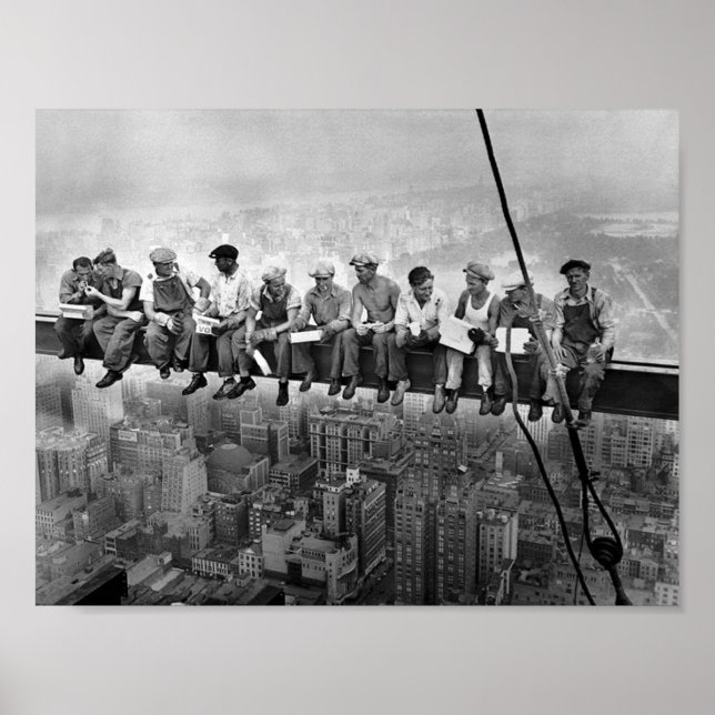 Poster Déjeuner sur un gratte-ciel - New York - 1932 (Devant)
