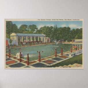 Poster Del Monte, CA - Le Plunge Romain à l'Hôtel