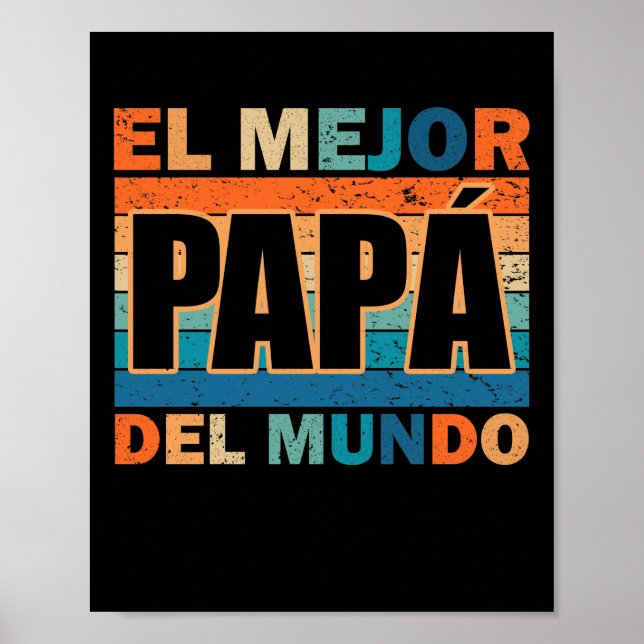 Poster Del Mundo Para Dia Del Padre (Devant)