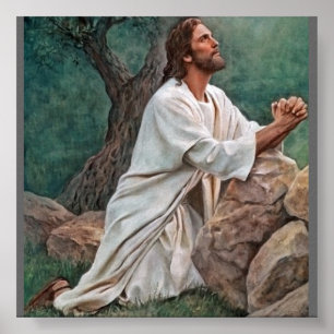 Poster Del_Parson_Prayer_at_Gethsemane_400