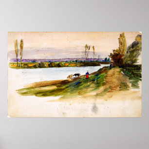 Poster Delacroix - Carnet de croquis France et environs