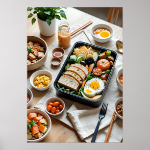 Poster Délicieux aliments