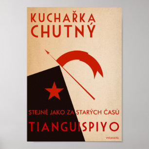 Poster Delicious cooking book.