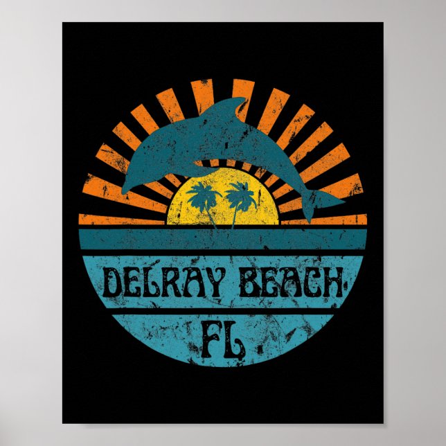 Poster Delray Beach  (Devant)