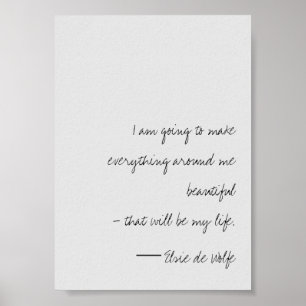 Poster d'Elsie de Wolfe