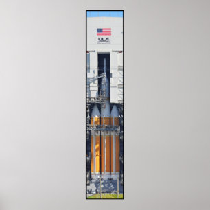 Poster Delta IV Lourd avec Orion