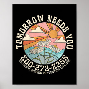 Poster Demain A Besoin De Vous, Prévention Nationale Du S