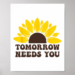 Poster Demain aura besoin de vous Prévention Suicide Sens