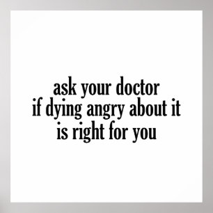 Poster Demandez à votre médecin