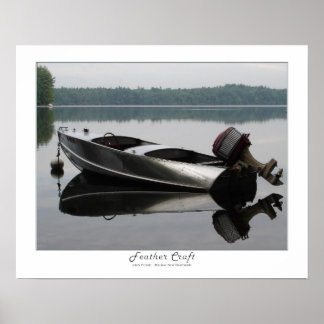 Poster d'embarcation en plume 1954