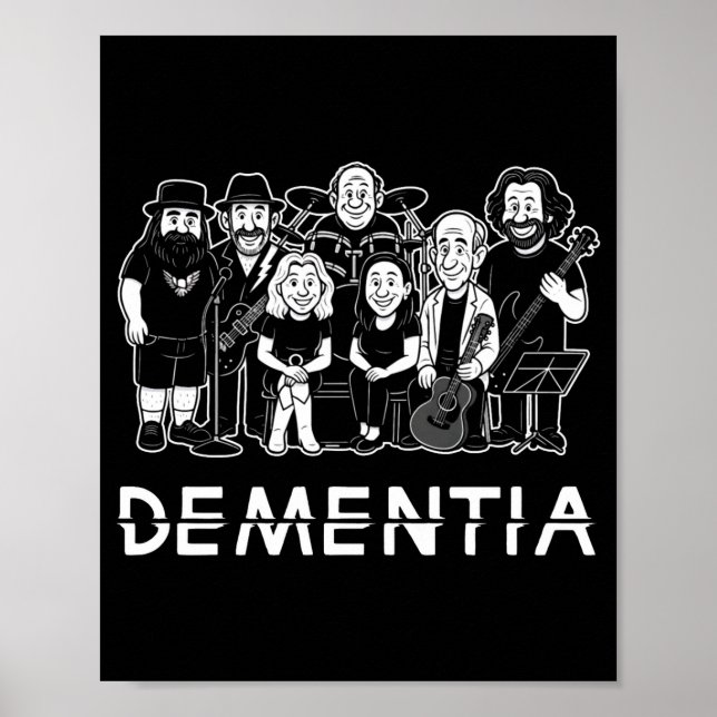 Poster Dementia New Black _1  (Devant)