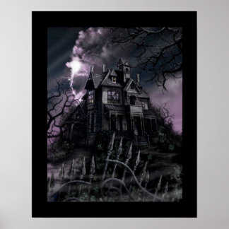 Poster "Demeure sombre"