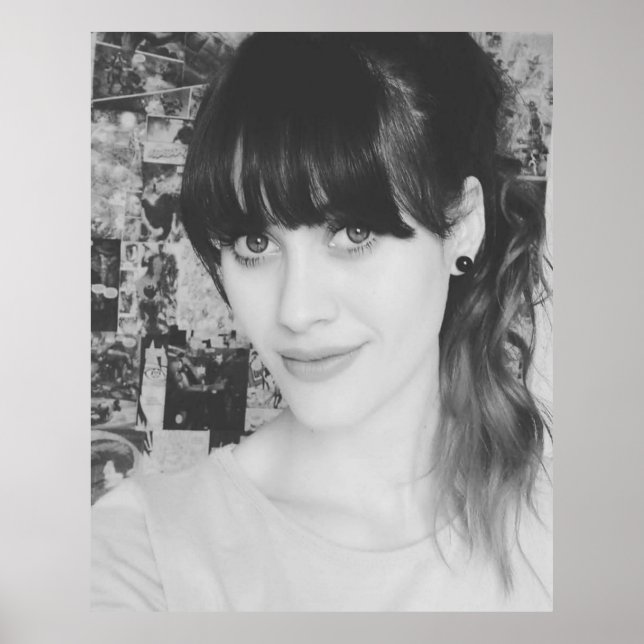 Poster Demi-ange noir et blanc66 (Devant)