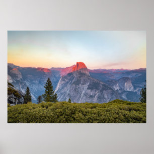 Poster Demi de parc national du dôme Yosemite