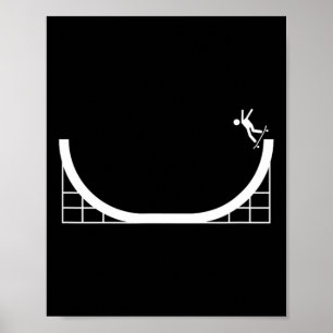 Poster Demi-lune Skateboard - Semaine de skateboard avec