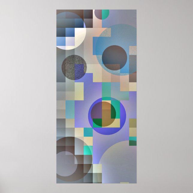 Poster DEMO Abstrait ( variation de couleur ) (Devant)