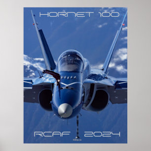 Poster Démo Hornet 100 CF18 2024