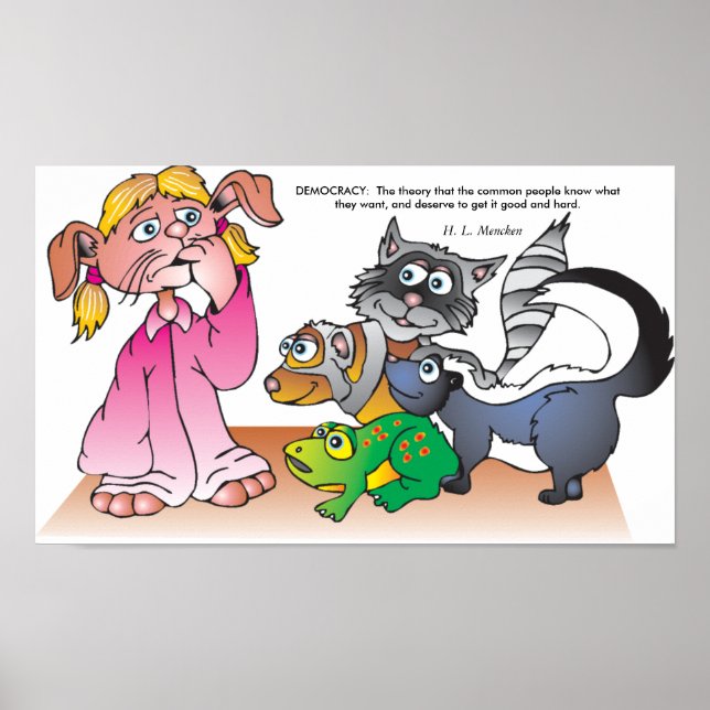 POSTER DÉMOCRATIE (Devant)