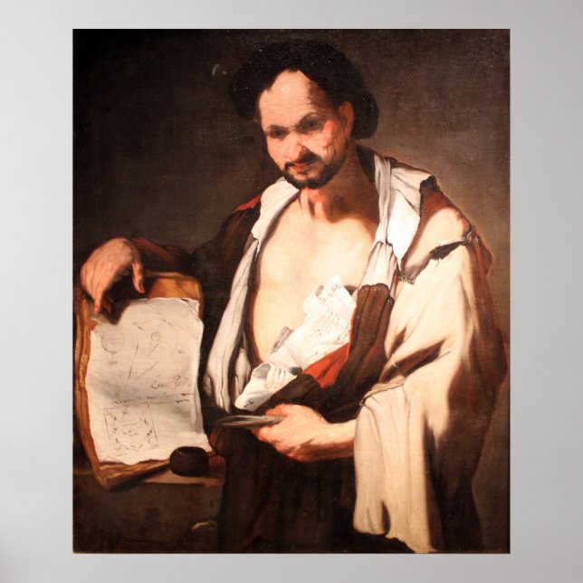 Poster Démocrite (Devant)