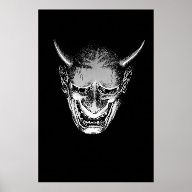 Poster Demon Oni japonais (Devant)