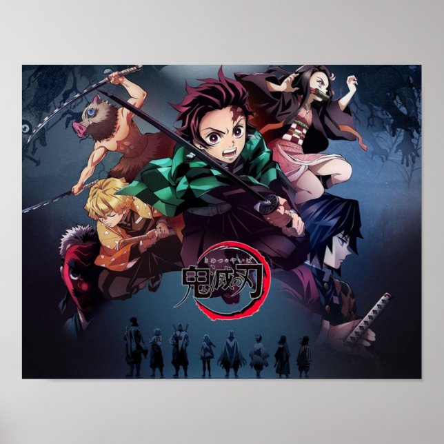 POSTER DEMON SLAYER (Devant)