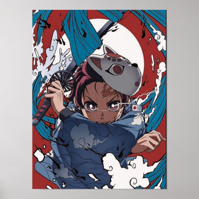 Poster Demon Slayer Tanjiro (Devant)