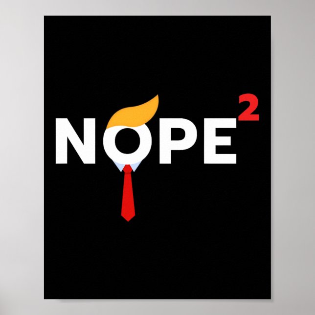 Poster Démonstration du costume politique de Trump (Devant)