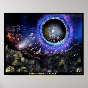 Poster Démontage d'une planète