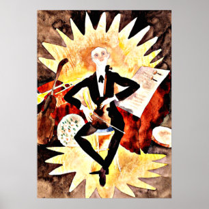 Poster Demuth - Musicien