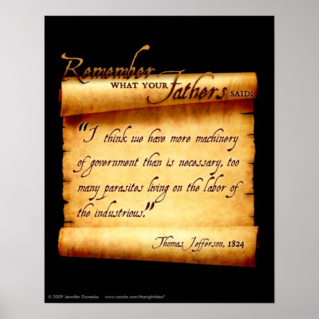 Poster - Denken Sie daran, was Ihre Väter gesagt h (Vorne)