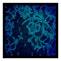 Dentelle bleu marine victorienne féminine parisien