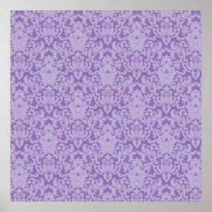 Poster Dentelle Damas violet