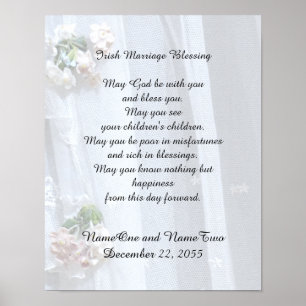 Poster Dentelle Vintage de 11 po x 14 po