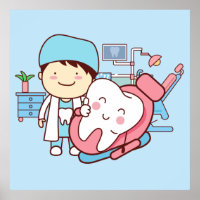 dentiste Animé avec dent